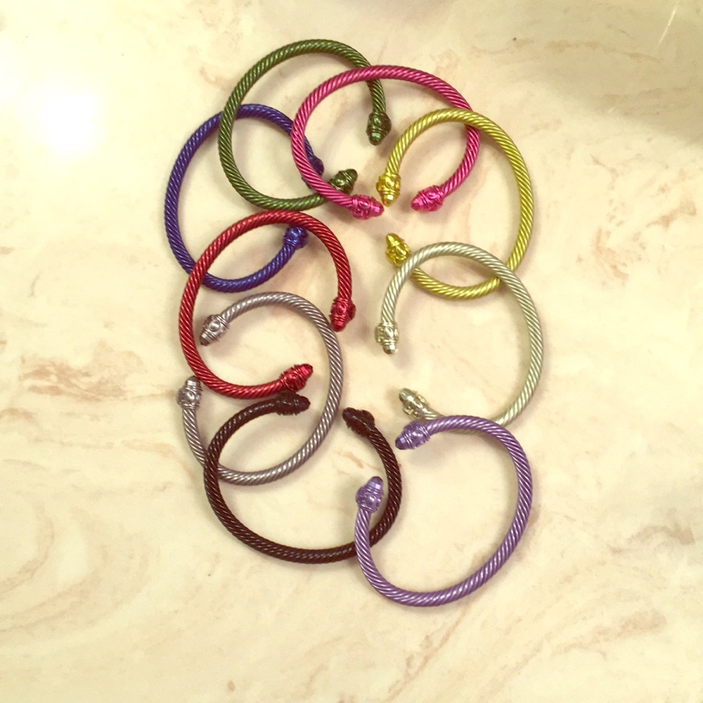 David Yurman 5mm Aluminum of Renaissance Bracelets